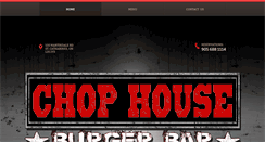 Desktop Screenshot of chophouseburgerbar.com